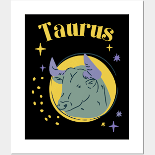 Taurus Astrology Zodiac Sign Posters and Art